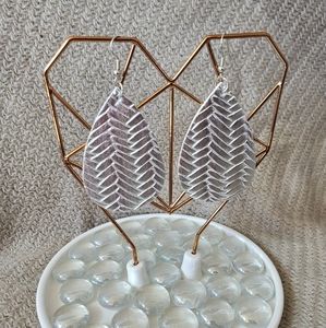 Silver Teardrop Earrings